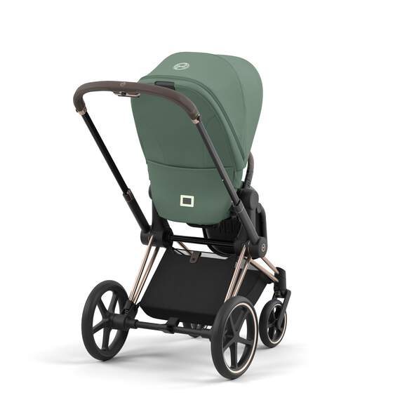 e-Priam עגלת תינוק חשמלית Leaf Green רוזגולד - Image 8