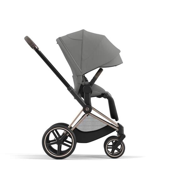 e-Priam עגלת תינוק חשמלית Mirage Grey רוזגולד - Image 4